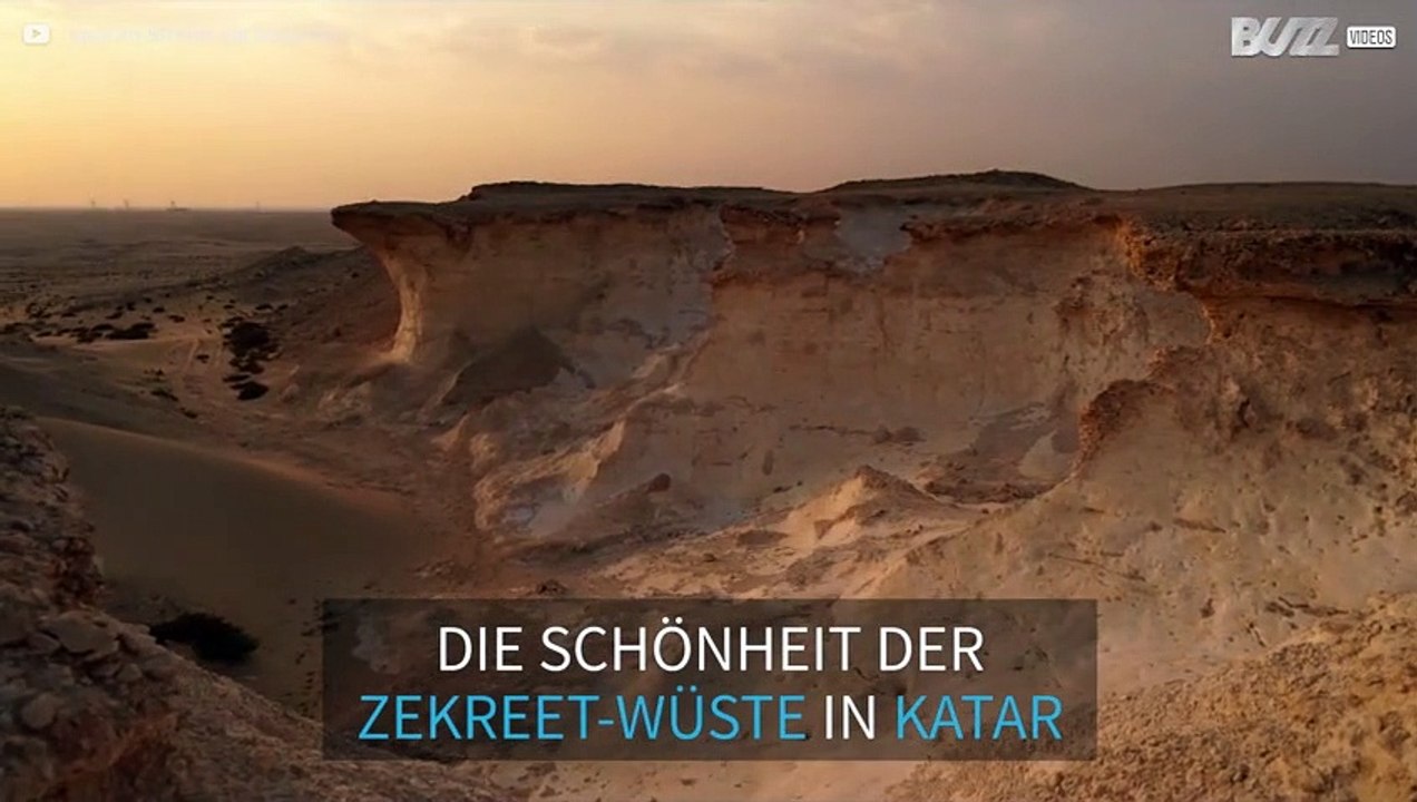 Wunderschöne Wüstenlandschaft Katar