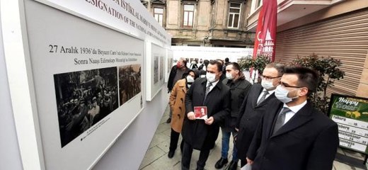 Beyoğlu'nda İstiklal Marşı'nın kabulü ve Mehmet Akif sergisi
