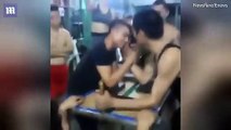 Horrifying moment a young mans forearm SNAPS and breaks during arm wrestling match