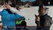Massif du Vercors : les vacanciers tentent le VTT sur neige