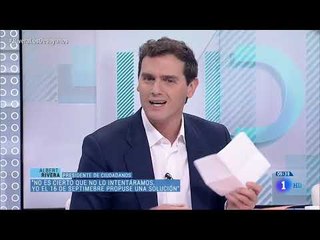 Rivera la torna a fer grossa: va a una entrevista a TVE i els insulta