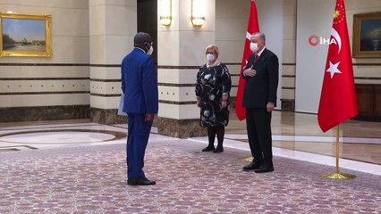 Cumhurbaşkanı Erdoğan, Senegal Büyükelçisini kabul etti