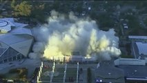 Incredible footage captures the moment 71250 capacity Georgia Dome is blown to pieces