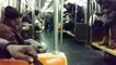 A fun ride in A train to Far Rockaway with a Rat. NYC Subway Nov 2017
