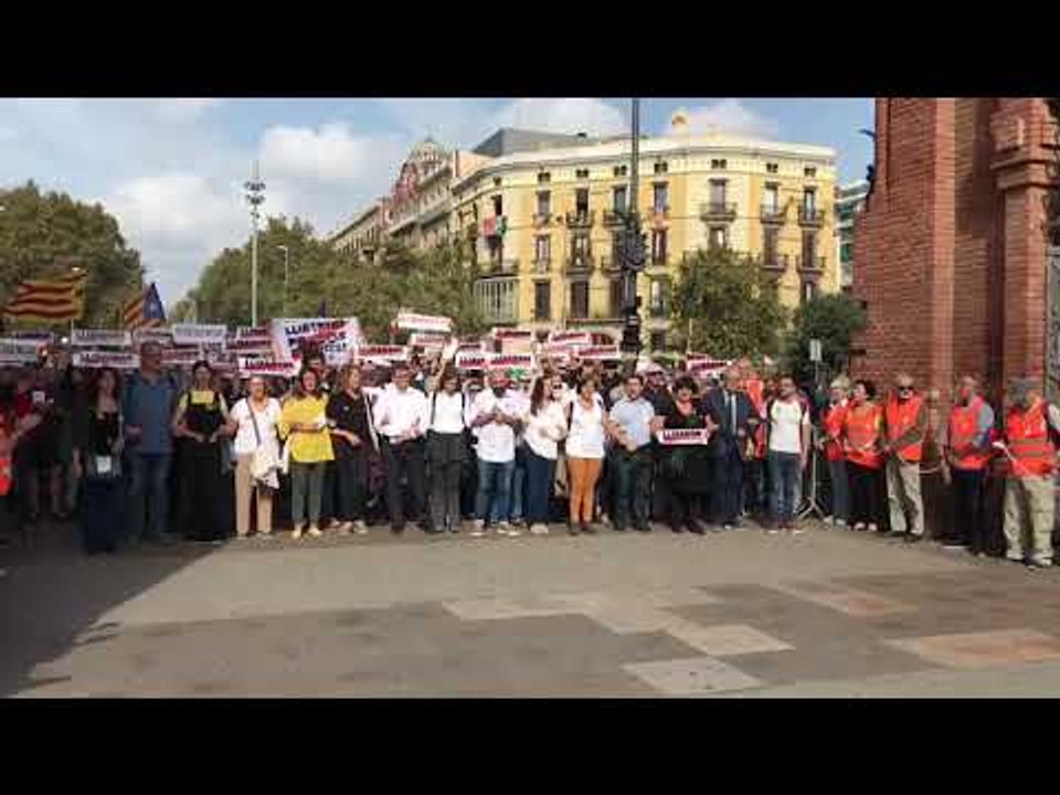 Marxa d'Omnium sota Arc de Triomf
