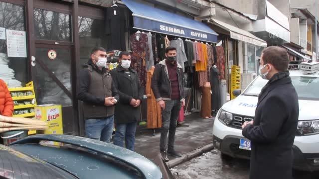 Malazgirt Kaymakamı Demirer, Kovid-19 denetimine katıldı