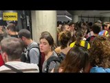 DIRECTE | SENTÈNCIA PROCÉS | Els estudiants entren a l’estació de Passeig de Gràcia