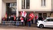 Manifestation de la CGT devant l'Ehpad Korian à Troyes