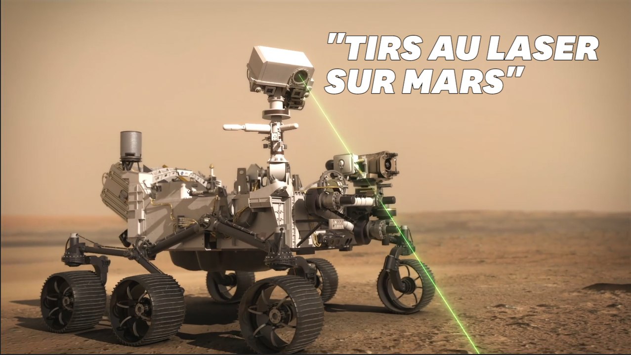 Ecoutez le son des tirs du laser de la sonde Perseverance sur Mars