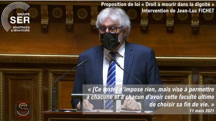 PPL droit à mourir dans la dignité : l'intervention de Jean-Luc Fichet