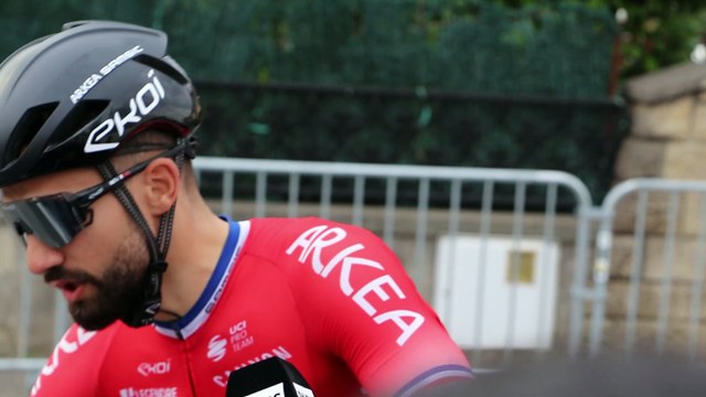 N. Bouhanni (Arkéa-Samsic) J'ai essayé de tenir la roue de Bennett