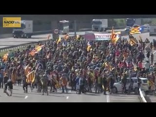 Massiva 'Marxa per la llibertat' (des de Girona)