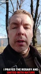 I prayed the Rosary and united with nature