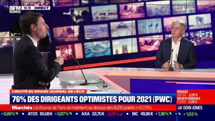 Bernard Gainnier (PwC France et Maghreb) : 76% des dirigeants optimistes pour 2021 - 11/03