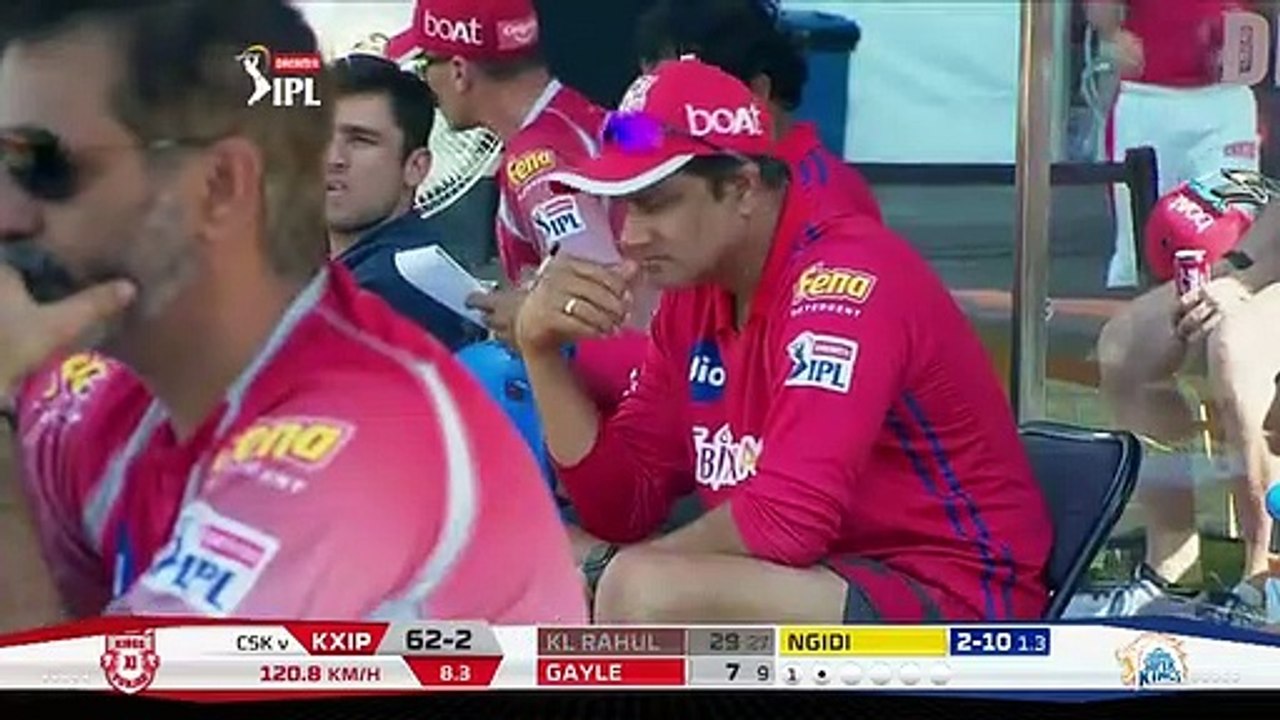 Ngidi's_slower_ball_tricks_KL    KL rahul batting   kxip caption   kl rahul fastest half century #klrahul