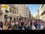 MANIFESTACIÓ D’ESTUDIANTS | Despleguen una pancarta en suport a la manifestació