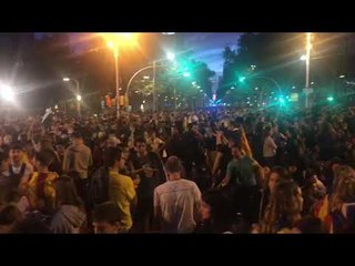 Concentració a Jardinets de Gràcia contra la sentència