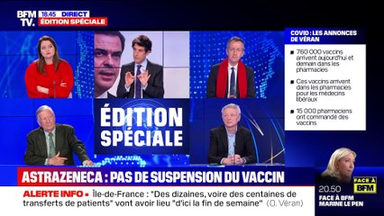 Story 5 : Pas de suspension du vaccin AstraZeneca - 11/03