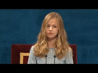 El DISCURSO completo de LEONOR en los Premios Princesa de Asturias
