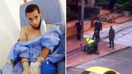 Revelan parte médico del capturado por asesinato de patrullero en Bogotá