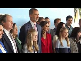 La familia real se reúne en Barcelona con los galardonados con el Premio Princesa de Girona