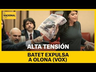 ALTA TENSIÓN | Batet expulsa a Olona (VOX): "Esto no es un circo"