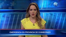 Emergencia en provincia de Chimborazo por caída de cenizas