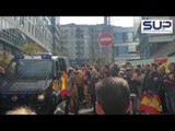 Rebuda entre aplaudiments a Vigo als agents de la UIP que tornen de Catalunya.