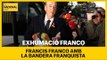 FRANCIS FRANCO llega con una bandera FRANQUISTA al Valle de los Caídos