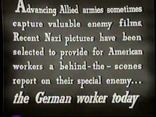 BEHIND NAZI GUNS - Part 1 of 2.  1944 World War II Propaganda Film.  William Shirer