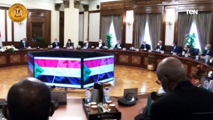 رئيس الوزراء يستقبل رئيس الوزراء السوداني وجلسة مباحثات موسعة "كاملة"