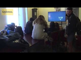 Els CDR ocupen l'Ajuntament de Girona per la suspensió de les barraques de les Fires