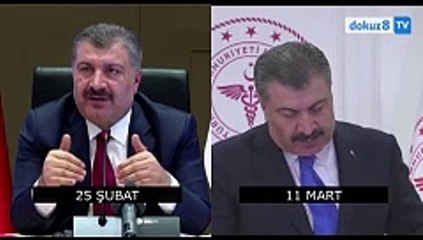 Bir Bakan iki konuşma