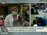 Entérate | Realizan jornada de vacunación contra la COVID-19 dirigida al personal de educación en Caricuao