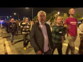Càrrecs electes tallen l'Avinguda Diagonal
