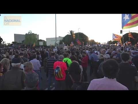 La imatge de l'avinguda Diagonal a una hora pel discurs de la Princesa Elionor