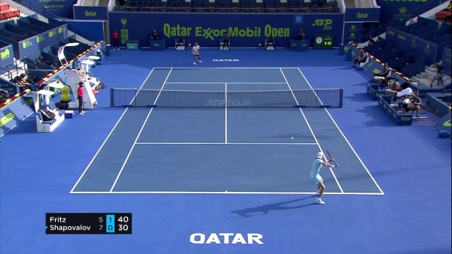 Qatar Open Highlights l Fritz v Shapovalov