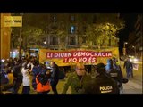 Els CDR comencen a concentrar-se a les portes del míting de Pedro Sánchez a Barcelona