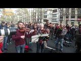 'El Cant de la Senyera' obre el concert a Gran Via convocat per Tsunami Democràtic