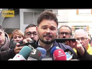 Gabriel Rufián (ERC): "Cal sentenciar amb democràcia i urnes"