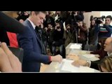 Pedro Sánchez (PSOE) vota a les eleccions generals del 10N