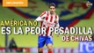 América no es la peor pesadilla de Chivas- Isaac Brizuela