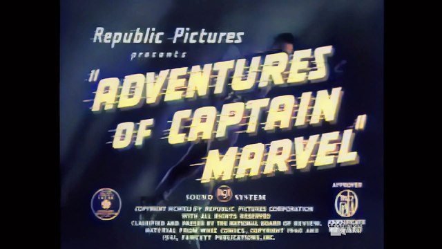 The Adventures of Captain Marvel/ Chapter 3 Time Bomb/Ai Colorized /4k/100 Days of Serials