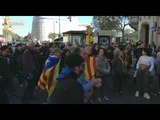 Els CDR inicien una protesta a la porta del Consulat Francés contra el desallotjament a la Jonquera