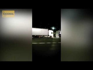 La marxa lenta del Tsunami col·lapsa la frontera basca a Behobia