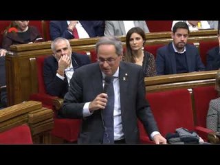 Torra: "La meva obligació com a president és defensar els interessos de Catalunya per damunt de tot"