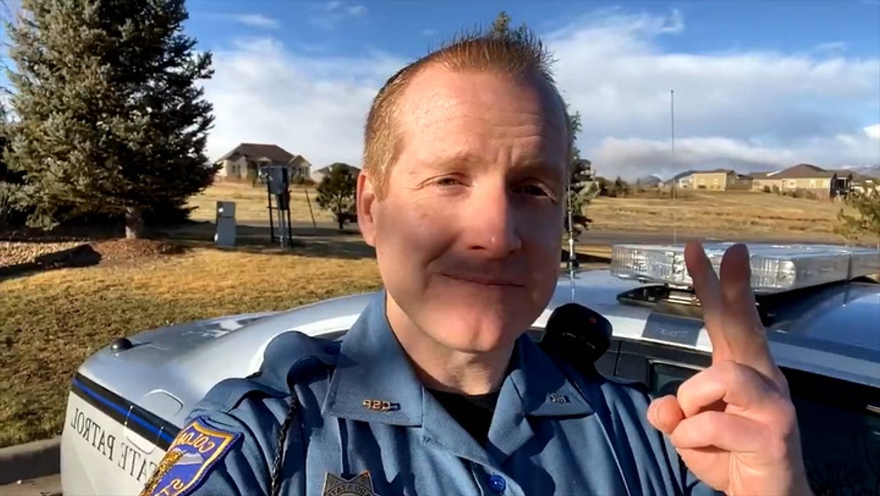 "It's better this way:" Colorado trooper warns drivers to stay off the roads