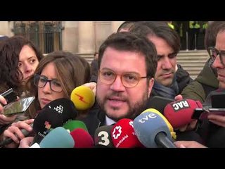 JUDICI TORRA | Pere Aragonès: "Més que mai defensem la llibertat d'expressió"