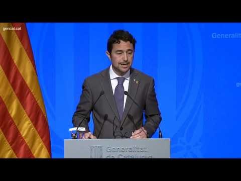 EN DIRECTE - Roda de premsa posterior al Consell Executiu