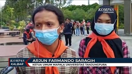 Aksi Damai Mahasiswa Minta Hentikan Pembakaran Lahan, dan Jaga Kelestarian Hutan
